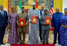 Différend frontalier : Doumbouya, Boakai et Maada Bio se concertent à Conakry