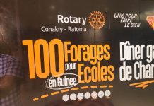 Accès à l’eau potable dans les écoles : le Rotary Club Ratoma lance un projet ambitieux de 100 forages en Guinée